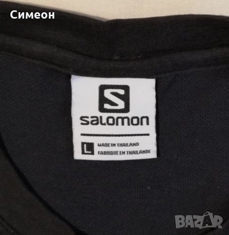 Salomon НОВА оригинална тениска S памучна фланелка, снимка 4 - Спортни дрехи, екипи - 25382219