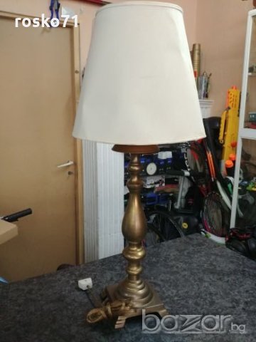 Стара настолна нощна лампа, снимка 1 - Антикварни и старинни предмети - 21366793