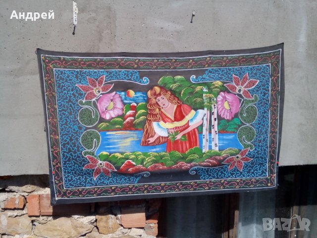 Старинен ковьор,покривка за стена #72, снимка 2 - Антикварни и старинни предмети - 24813563