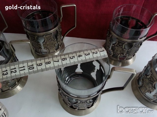 стакани подстакани мелхиор ссср, снимка 6 - Антикварни и старинни предмети - 20331826