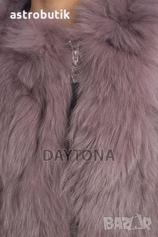 Палто с декораця от ест. косъм /лисица/, снимка 6 - Якета - 23885198