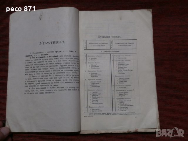 Списък на населените места в България 1911 г., снимка 2 - Други - 21635720