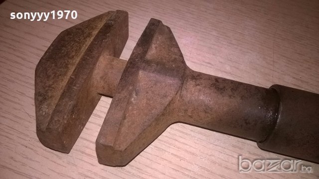 поръчан-ретро раздвижен ключ-антика 25х9см, снимка 9 - Ключове - 19310569