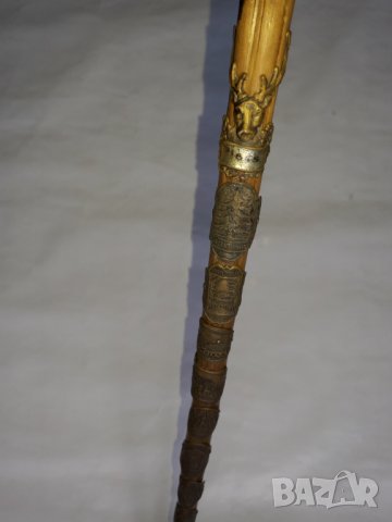 Стар тиролски бастун, снимка 4 - Антикварни и старинни предмети - 25489767