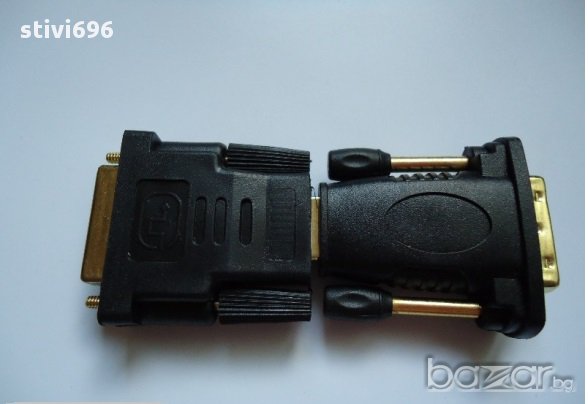 Преход Hdmi женско - Dvi мъжко, Dvi женско, снимка 3 - Други - 11149845
