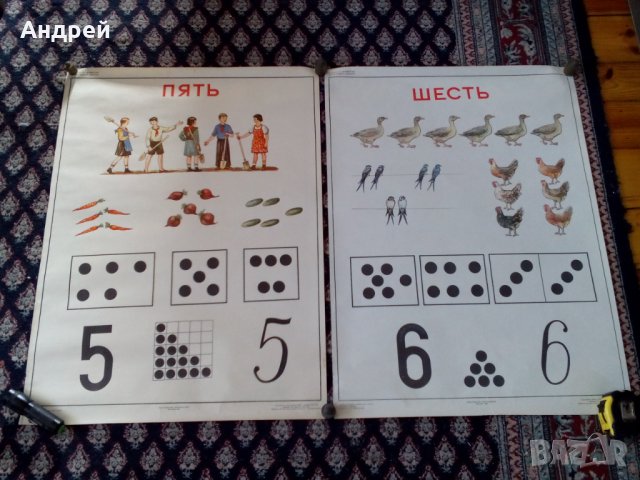 Старо ученическо помагало,табло, снимка 3 - Антикварни и старинни предмети - 23936442