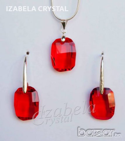 Сваровски Комплект ''Graphic'' Swarovski , снимка 2 - Колиета, медальони, синджири - 10232940