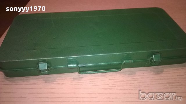 Метален куфар за инструменти-29/14см-внос швеицария, снимка 9 - Куфари с инструменти - 15114473