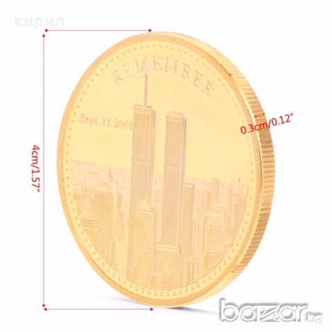 МОНЕТА В ПАМЕТ НА ПОЖАРНИКАРИТЕ, снимка 4 - Нумизматика и бонистика - 20264313
