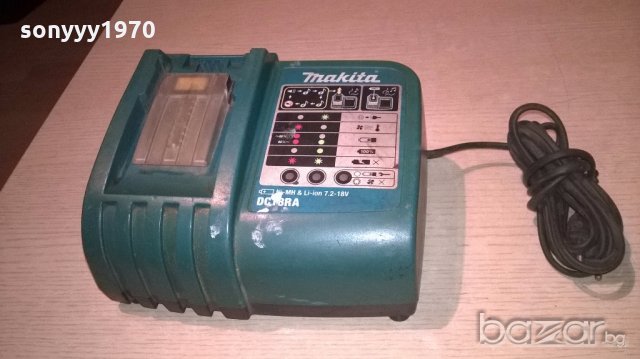 Makita dc18rat-ni-mh & li-ion charger 7.2-18v/9amp-от швеицария, снимка 7 - Други машини и части - 19098993