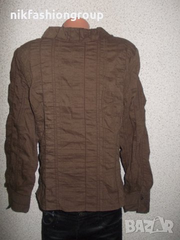 Кафява риза L размер, снимка 3 - Ризи - 24723297