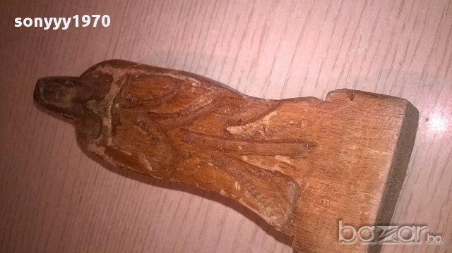 Фигура-дърворезба 17/5/4см-внос швеицария, снимка 4 - Антикварни и старинни предмети - 16379395