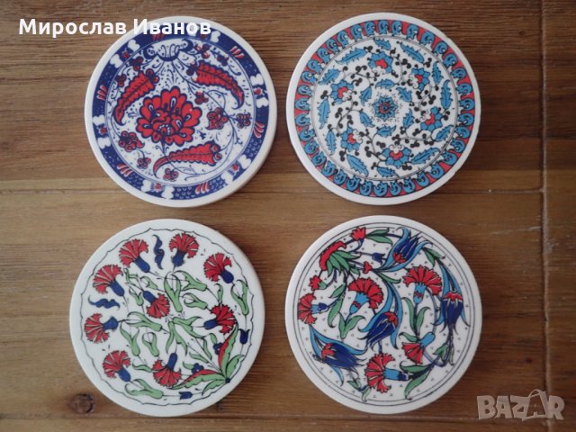 подложки за горещи чаши от керамика , снимка 2 - Кухненски принадлежности - 23234377