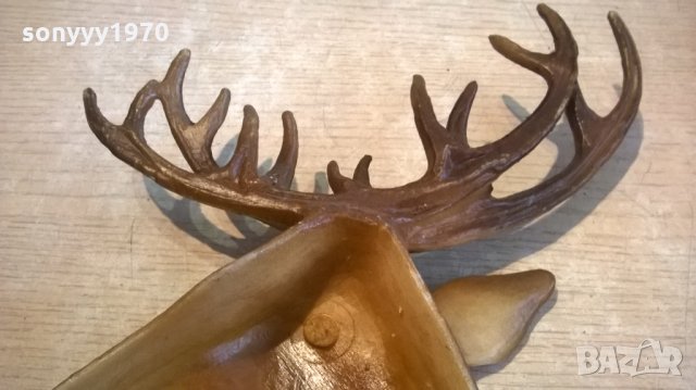 елен с рога-30х20х5см-внос швеицария, снимка 11 - Колекции - 23358731