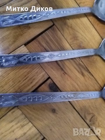 Лъжици и ножове руски по 6 броя, снимка 4 - Прибори за хранене, готвене и сервиране - 25376894