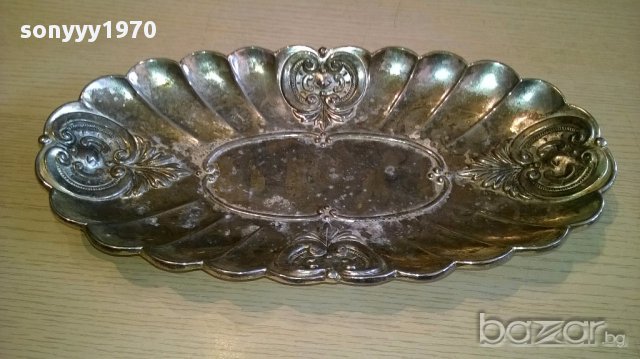поднос/Фруктиера-36/19см-внос швеицария, снимка 12 - Антикварни и старинни предмети - 14514558