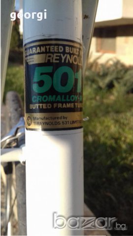 Ретро шосеен велосипед Raleigh Reynolds 351 limited с кожена седалка Brooks , снимка 7 - Велосипеди - 16849803