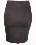 Дънкова пола за бременни и макси дами 067 черен деним , снимка 2