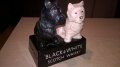 black&white scotch wisky-15x15x9см-внос франция, снимка 4