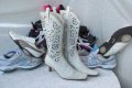 летни ботуши Laura Bellariva original White Summer Boots, N-37, естествена кожа,GOGOMOTO.BAZAR.BG®, снимка 7