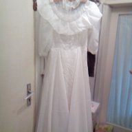 Булченска рокля-бяла ретро, снимка 1 - Рокли - 16020937