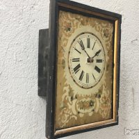 Много стар стенен часовник тип Картина от 19-ти век!, снимка 6 - Други - 22930485