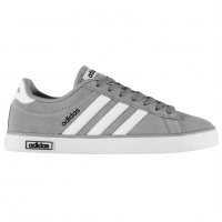 Мъжки маратонки Adidas Neo Derby Vulc Suede Trainers Mens - Grey/White, снимка 4 - Маратонки - 20044483