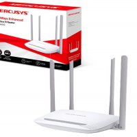 Нов Wireless Router MERCUSYS MW325R, Безжичен Рутер с 4 антени LAN , снимка 1 - Рутери - 23406303