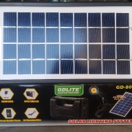  Соларна осветителна система с 3 лед крушки, акумулатор и соларен панел, снимка 3 - Лед осветление - 11481493