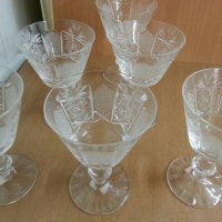 кристални чаши, снимка 8 - Антикварни и старинни предмети - 24964648