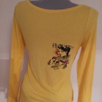 Дамски блузи Цвят Жълт, снимка 6 - Блузи с дълъг ръкав и пуловери - 24307228