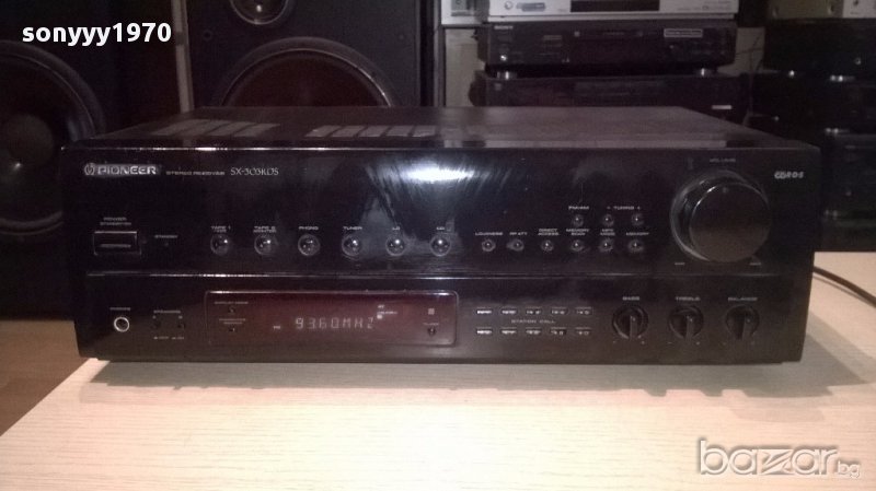 Pioneer stereo receiver-rds/290watts-made in uk-внос швеицария, снимка 1