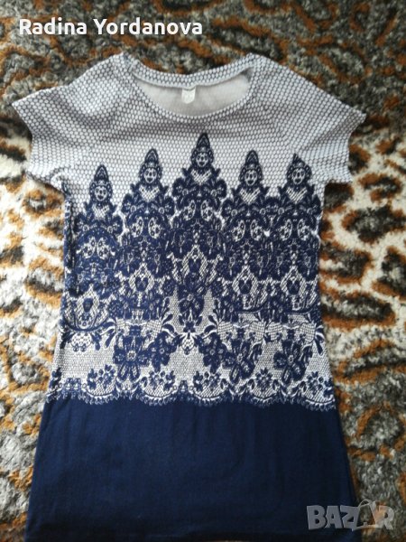 Чисто нова тениска с имитация на бродерия, снимка 1