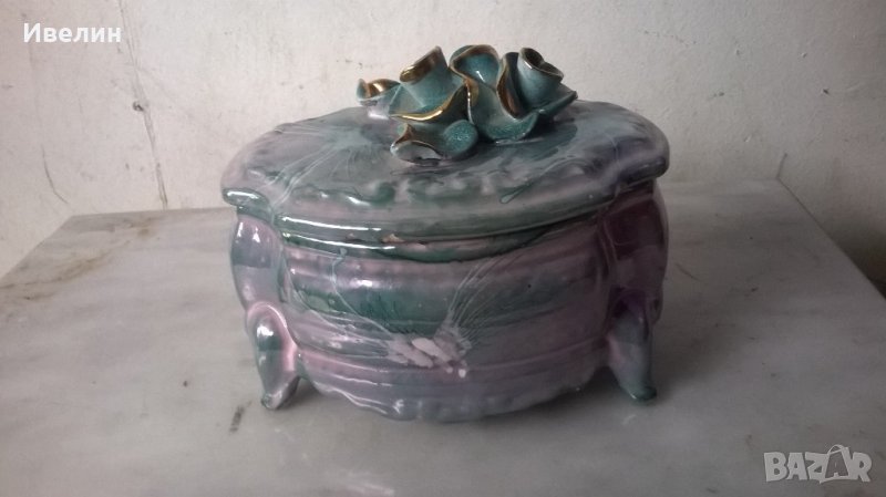 стара керамична кутия , снимка 1