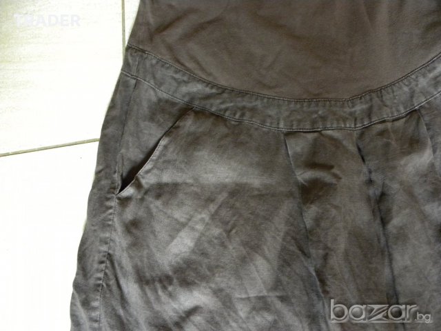 Дамска ленена пола за бременни H&M Mama, снимка 2 - Поли - 12384334