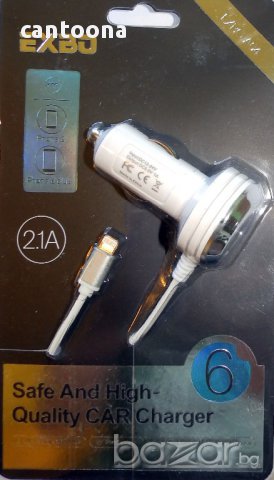Висококачествено зарядно устройство за кола за Iphone 12V, снимка 1 - Зарядни за кола - 12058197