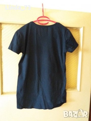 Дам.тениска-"MHA"-/памук/,цвят-тъм.синя. Закупена от Германия., снимка 2 - Тениски - 21961658