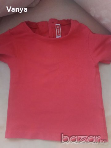 Блузка и клинчета 3-6 месеца, снимка 1 - Бебешки блузки - 21094536