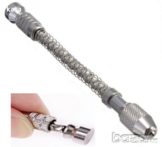 Полуавтоматична мини ръчна дрелка с 5 свредла , снимка 2 - Бормашини - 17980439