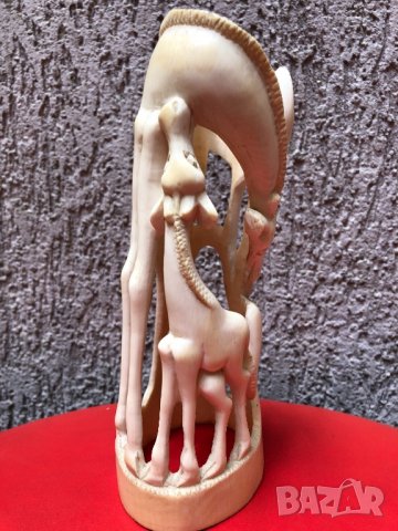 Слонова кост-Ажурна композиция от началото на 20в., снимка 5 - Антикварни и старинни предмети - 11270415