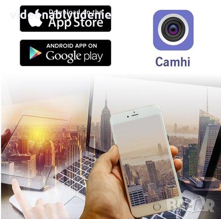 Широкоъгълна FULL HD 1080р 2 Mpx Onvif IR-Cut P2P 4 Array Ударо/Водоустойчива Метална IP Wifi Камера, снимка 2 - IP камери - 22722937