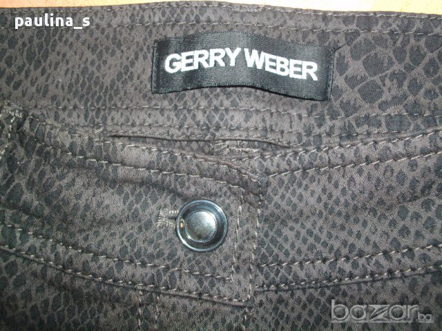  Еластични дънки / панталон в змииски принт / голям размер "Gerry Weber"® , снимка 6 - Панталони - 17263212