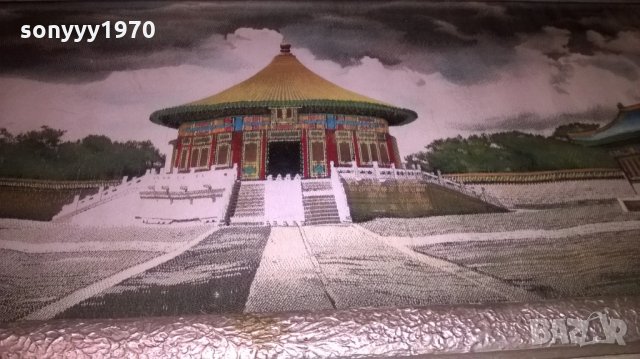 красива картина със сребърна рамка и стъкло-59х27см, снимка 4 - Колекции - 24642420