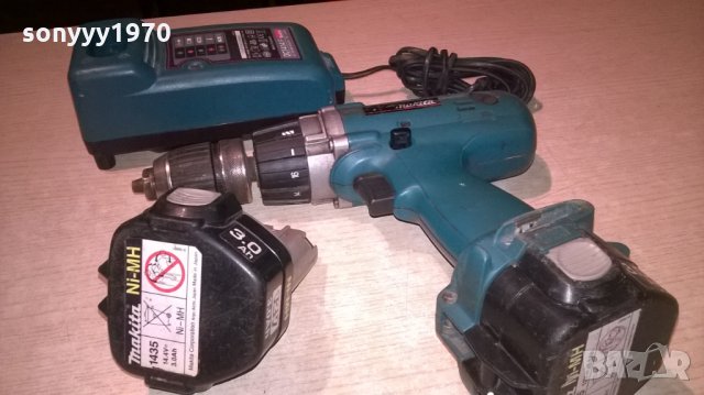 makita винтоверт зарядно и 2 батерии-внос финландия