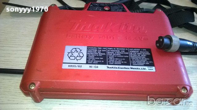 Makita battery 1401-14.4v-профи батерия с раница-внос швеицария, снимка 12 - Други инструменти - 17753193