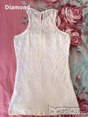 100 % BEBE оригинален дамски топ дантела, снимка 7 - Корсети, бюстиета, топове - 18237233