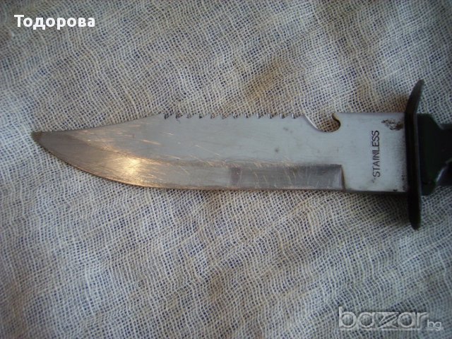 Военен десантен нож с компас, снимка 2 - Антикварни и старинни предмети - 15647335
