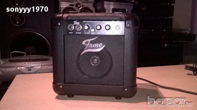 Fame pl-10 gitar amplifier-24/24/15см-внос швеицария, снимка 6 - Китари - 15093776