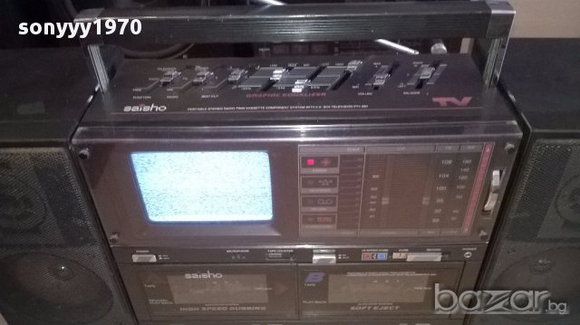 saisho ptv880 made in korea-tv/tuner/deck-внос швеицария, снимка 13 - Ресийвъри, усилватели, смесителни пултове - 17052594