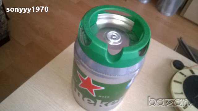 Heineken 5litra-празно буре от бира-30х20см-алуминиево, снимка 8 - Антикварни и старинни предмети - 17880726